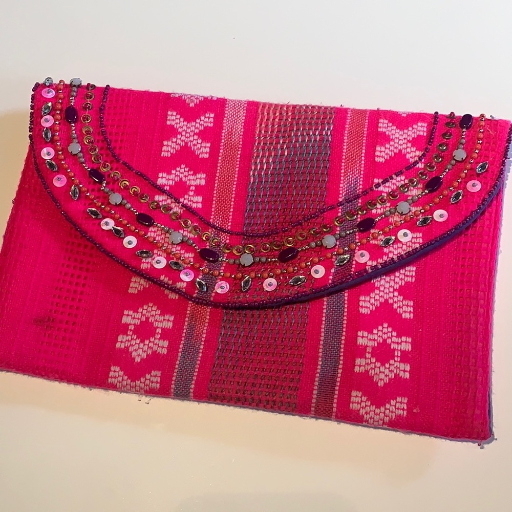 Pink Clutch Purse
